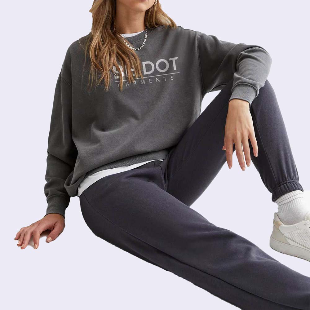 Acid Wash Pull Over Track Suit Women