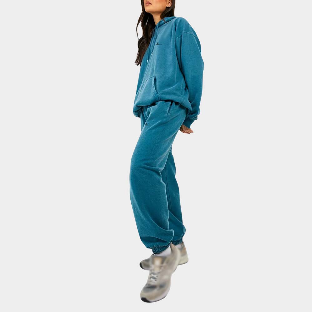 Acid Wash Pull Over Track Suit Women