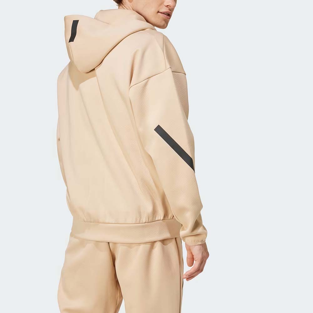 Single Color Zipper Track Suit Men - Image 3
