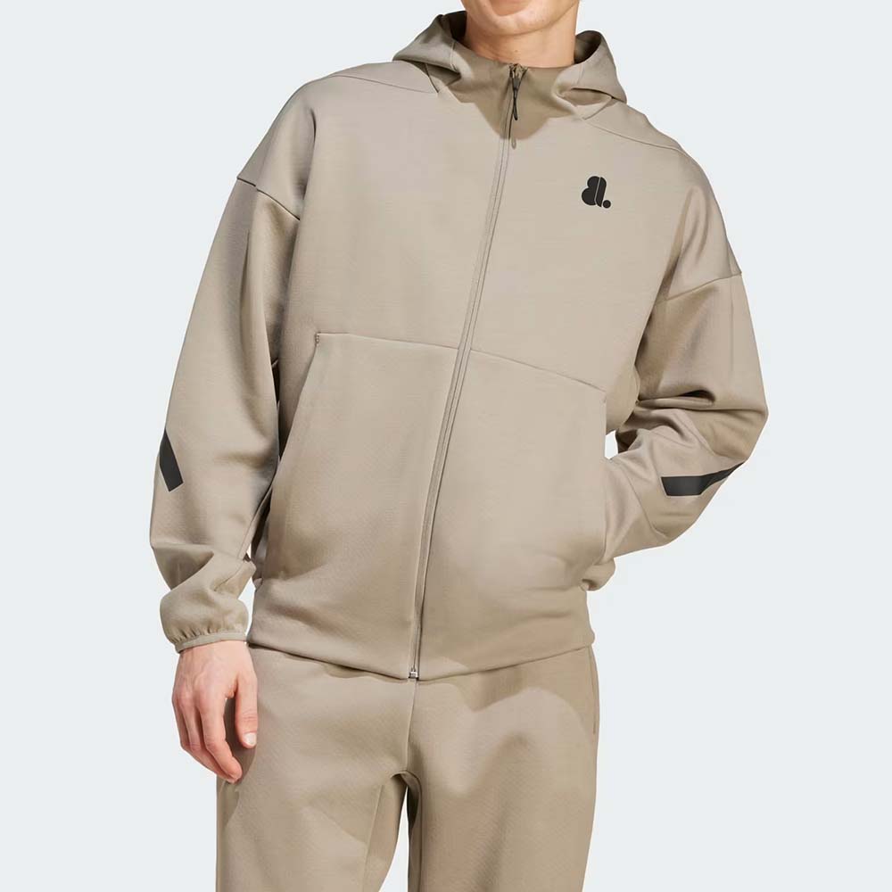Single Color Zipper Track Suit Men