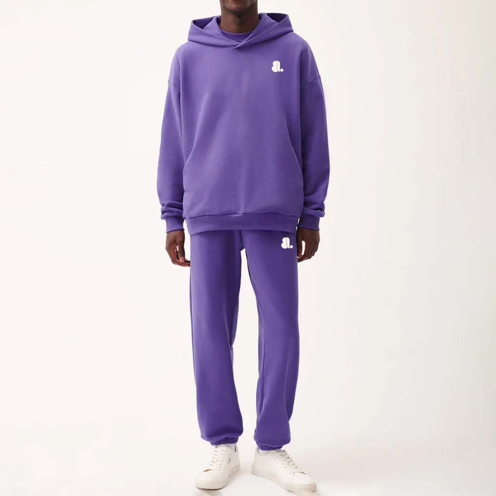Single Color Pull Over Track Suit Men