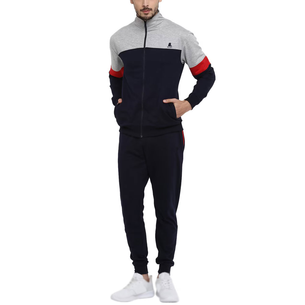 Block Zipper Track Suit Men