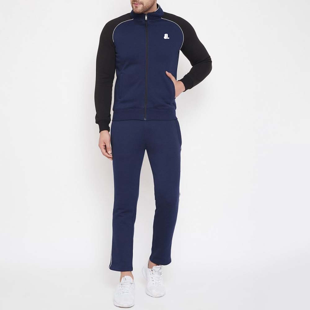 Block Zipper Track Suit Men