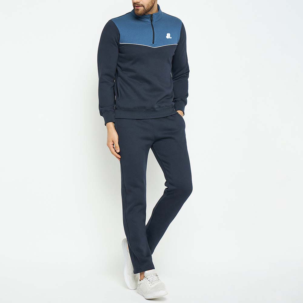 Block Zipper Track Suit Men