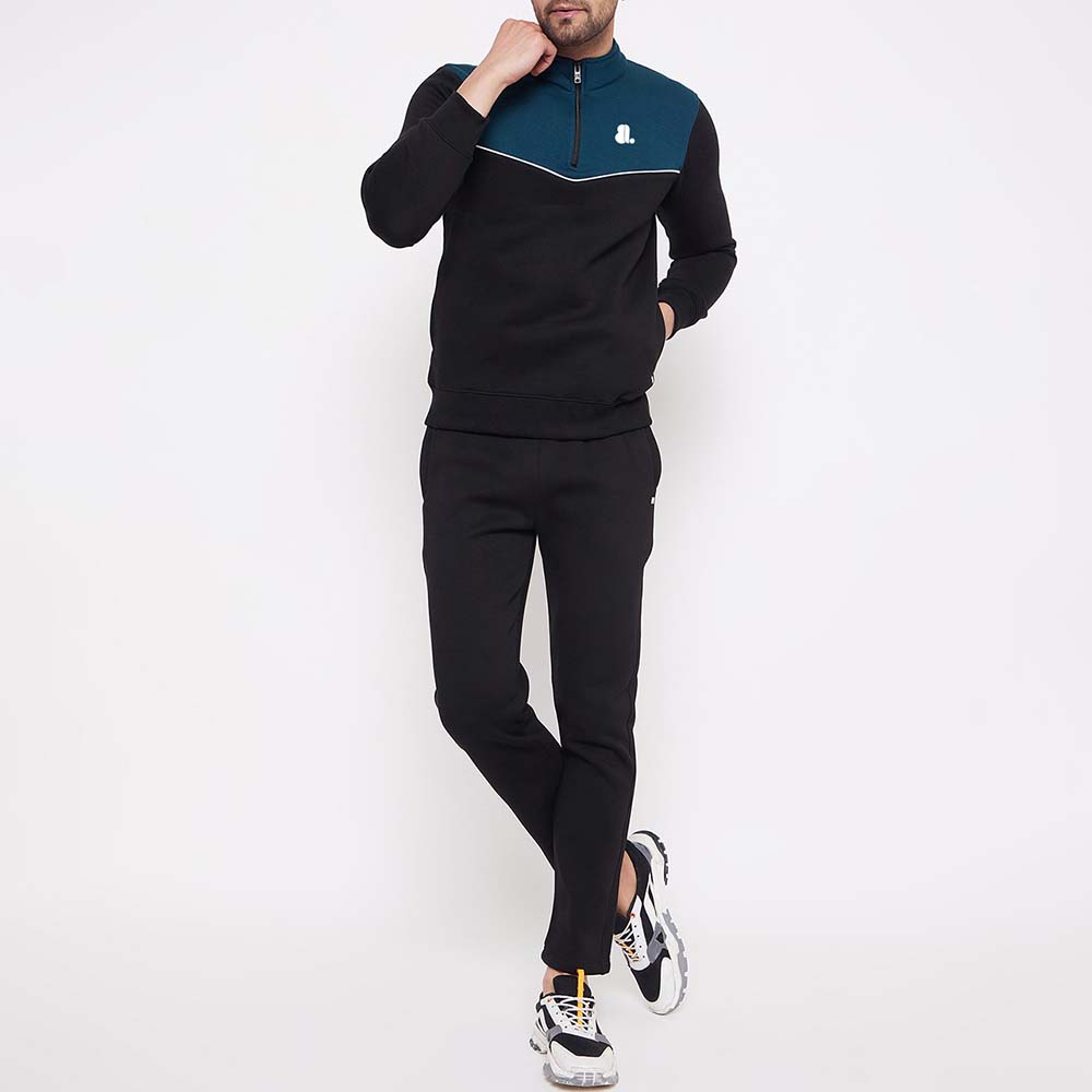 Block Zipper Track Suit Men