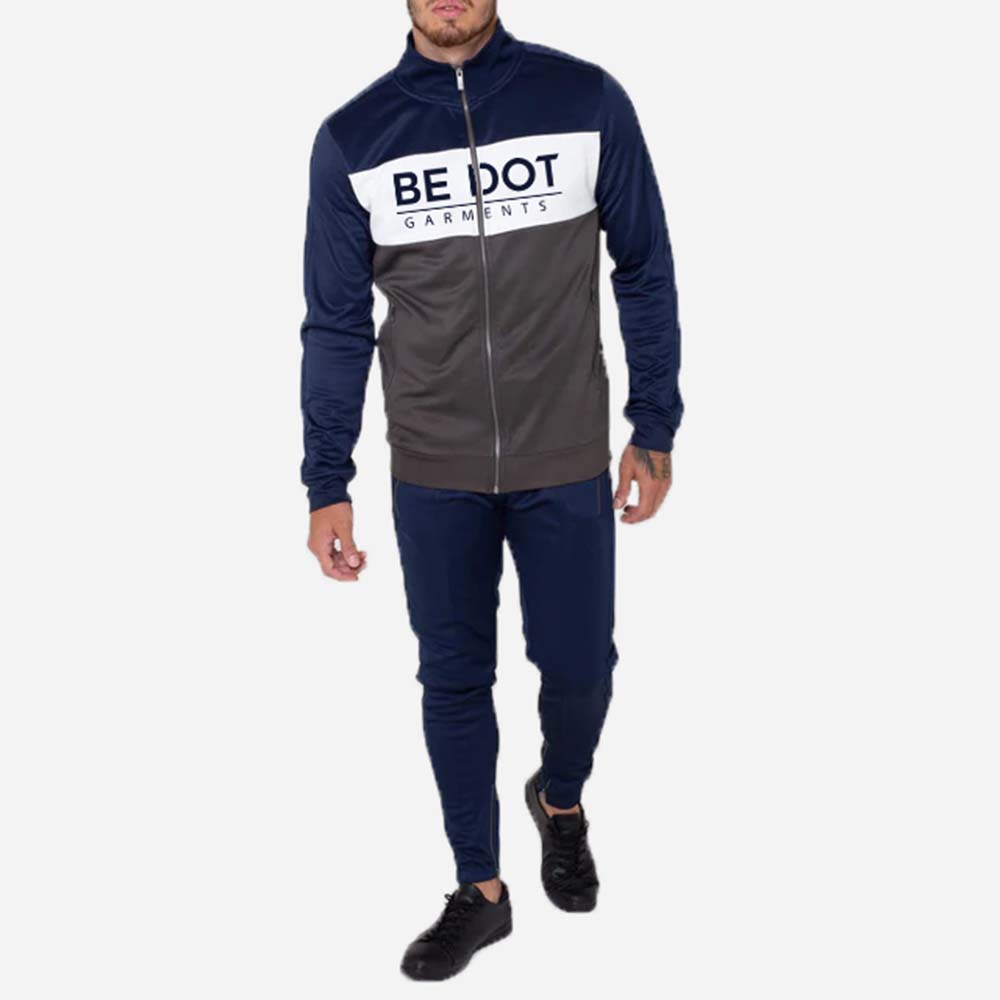 Block Zipper Track Suit Men