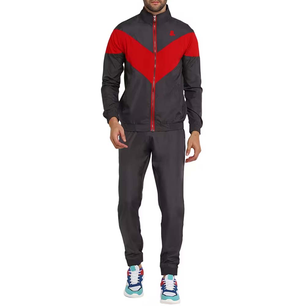 Block Zipper Track Suit Men