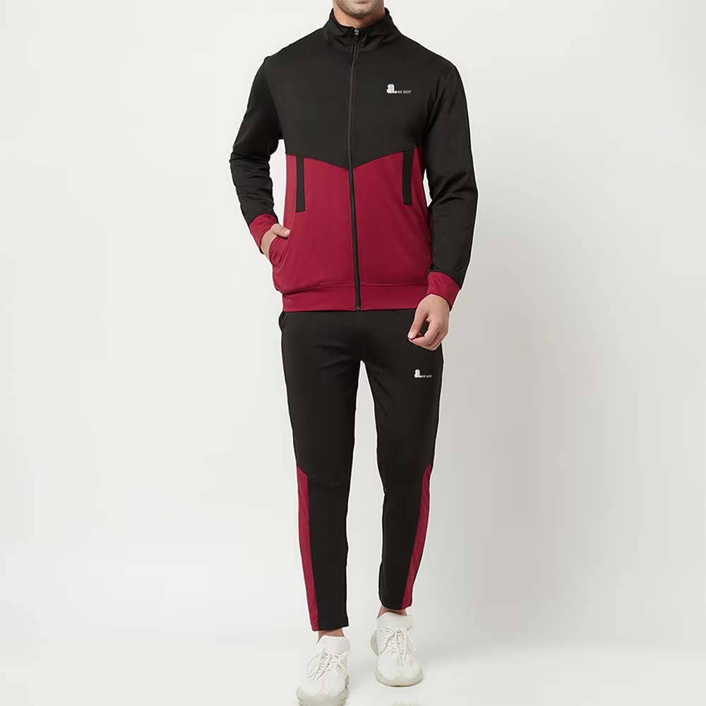 Block Zipper Track Suit Men