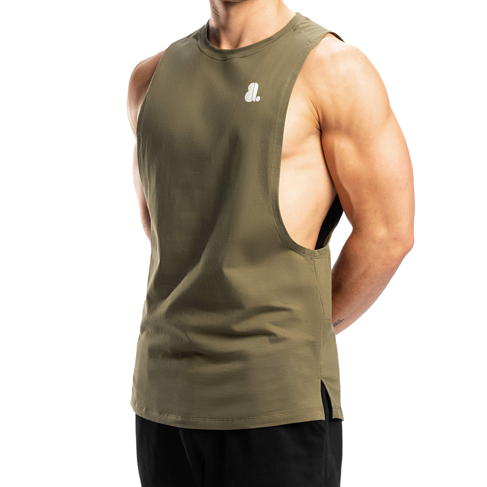 Men Cut Out Tank Top