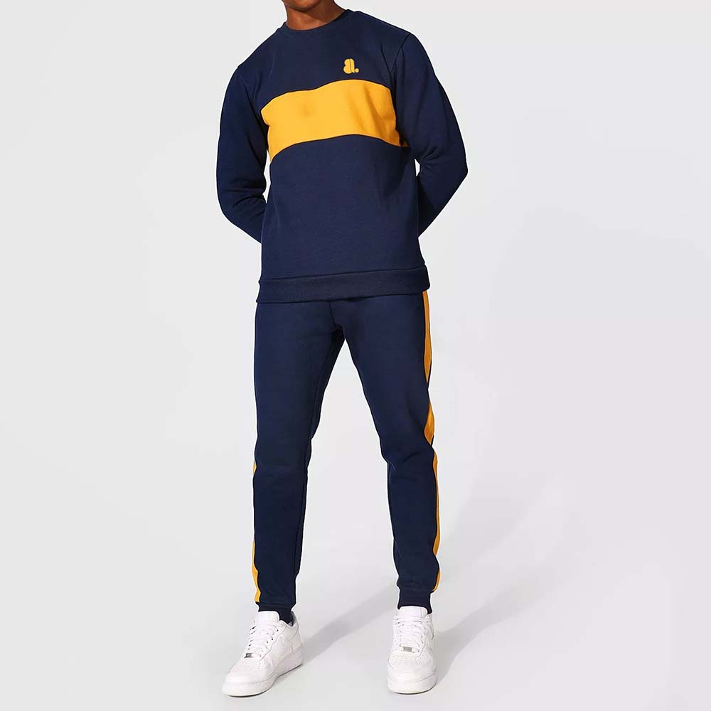 Block Pull Over Track Suit Men