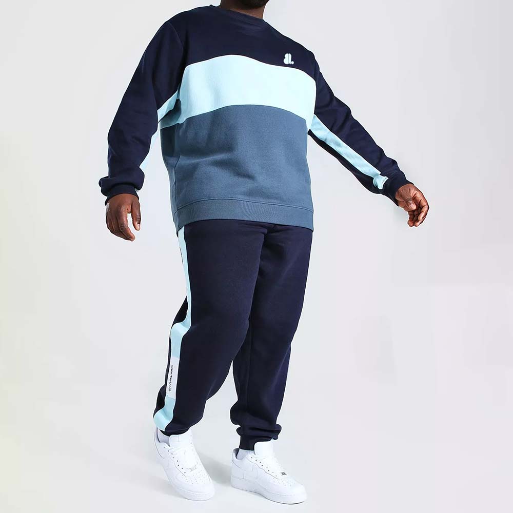 Block Pull Over Track Suit Men