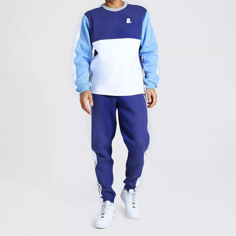 Block Pull Over Track Suit Men