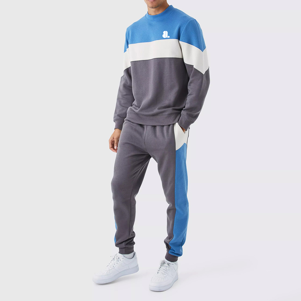 Block Pull Over Track Suit Men
