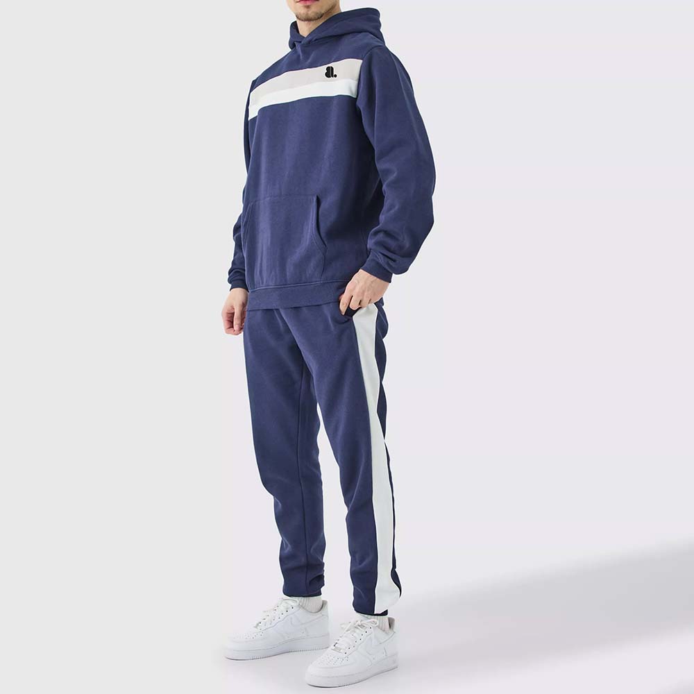 Block Pull Over Track Suit Men
