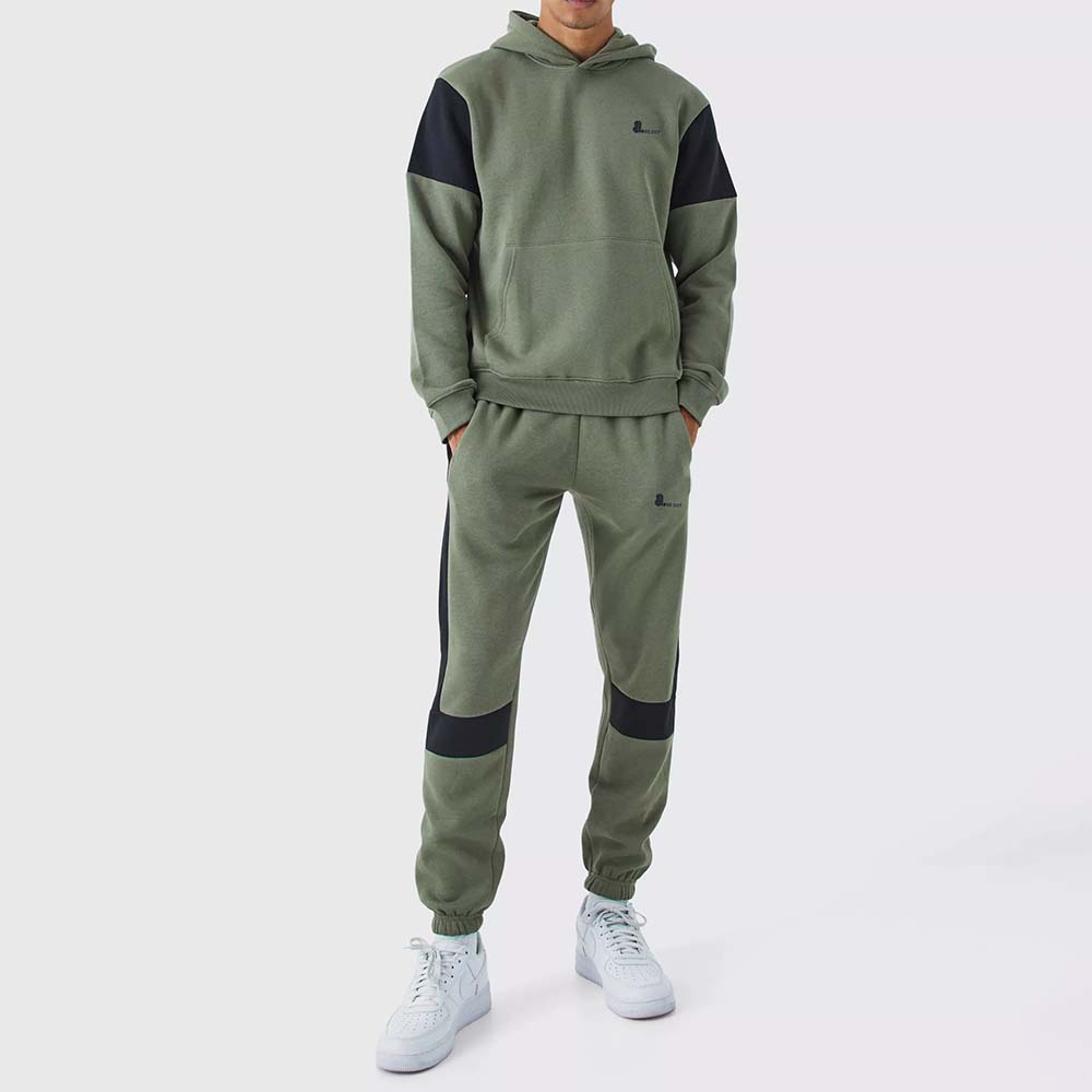 Block Pull Over Track Suit Men