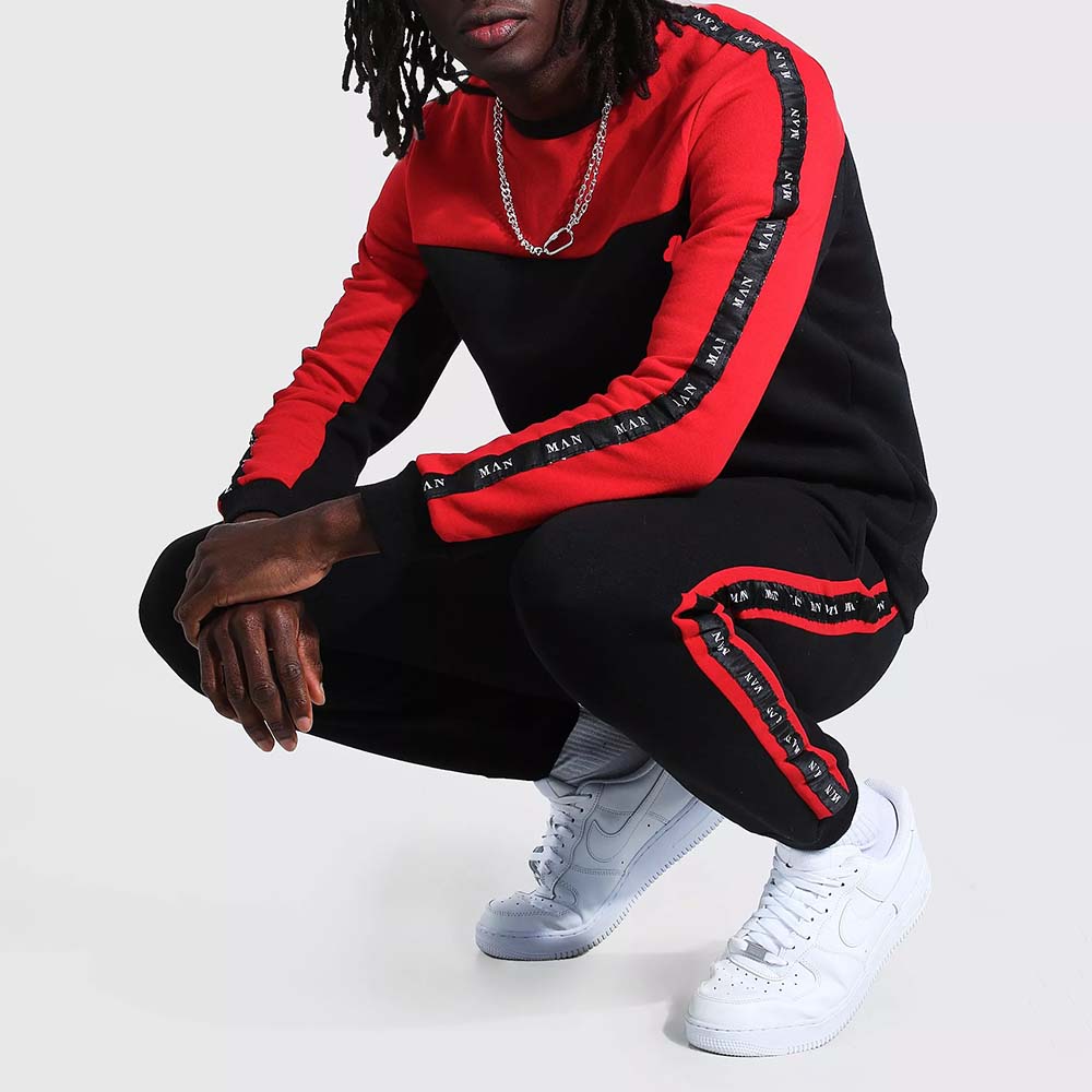 Block Pull Over Track Suit Men - Image 3