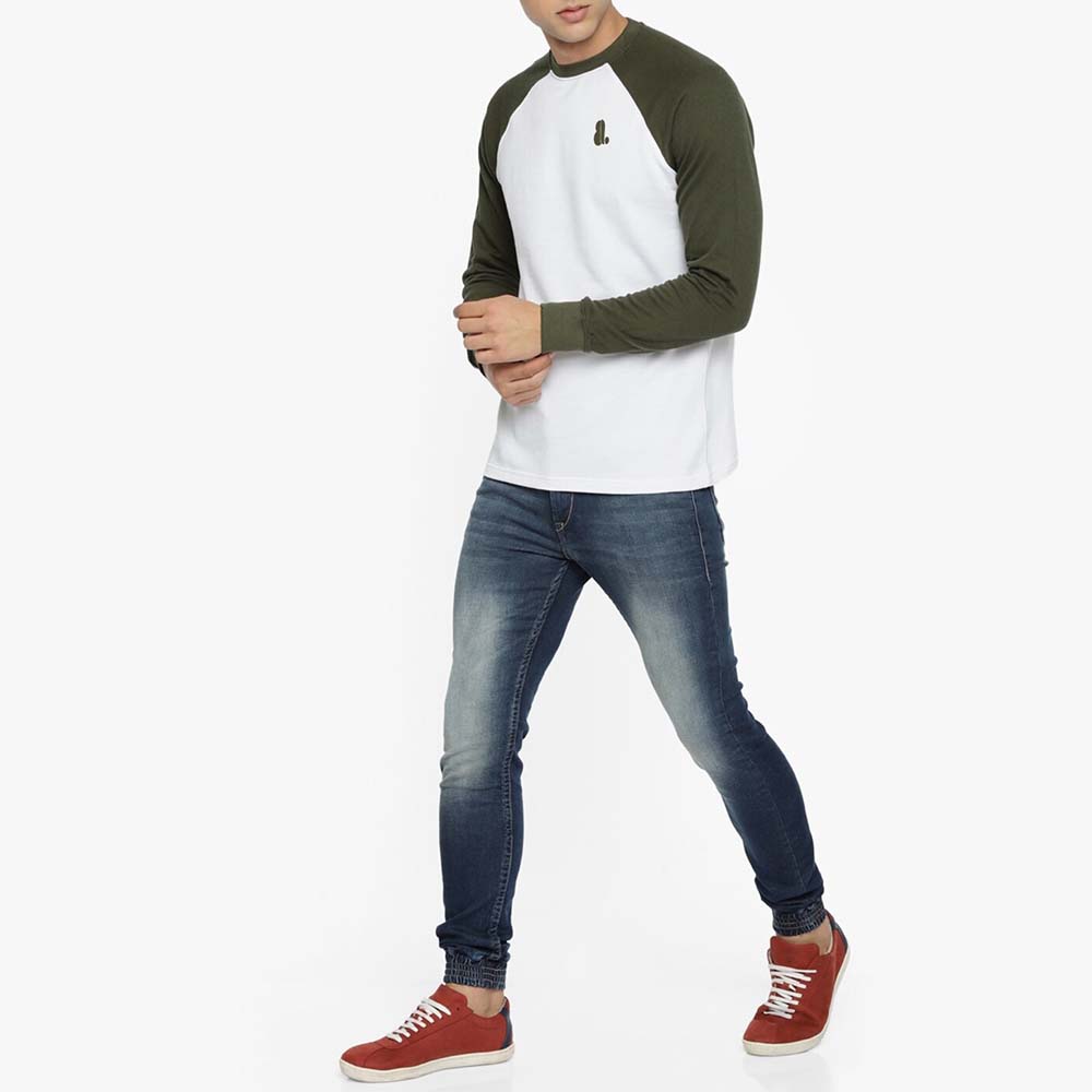 Men Raglan Sweat Shirt