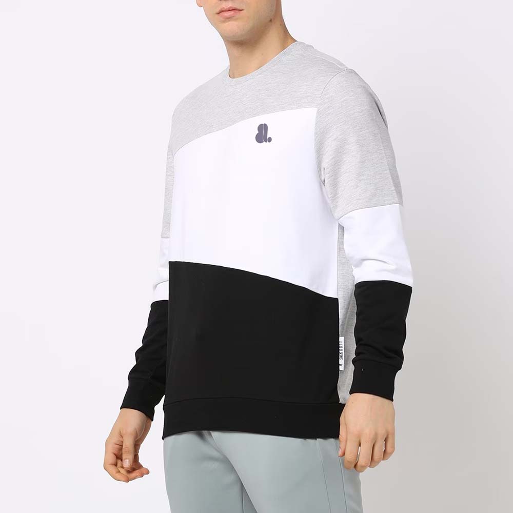 Men Block Sweat Shirt