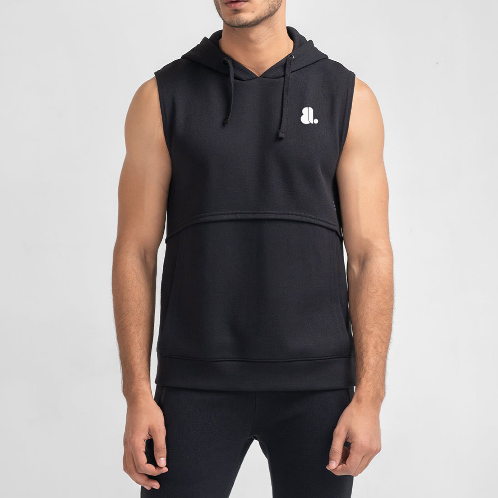 Men Hoodie Tank Top