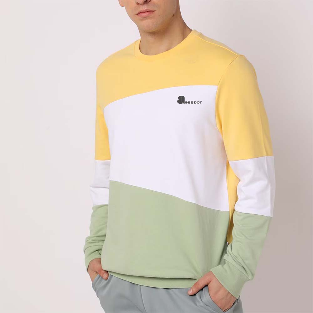 Men Block Sweat Shirt