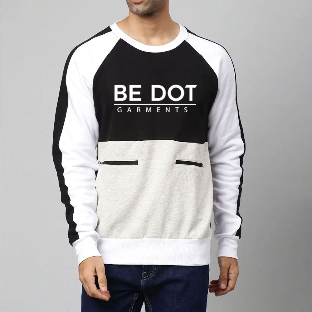 Men Block Sweat Shirt