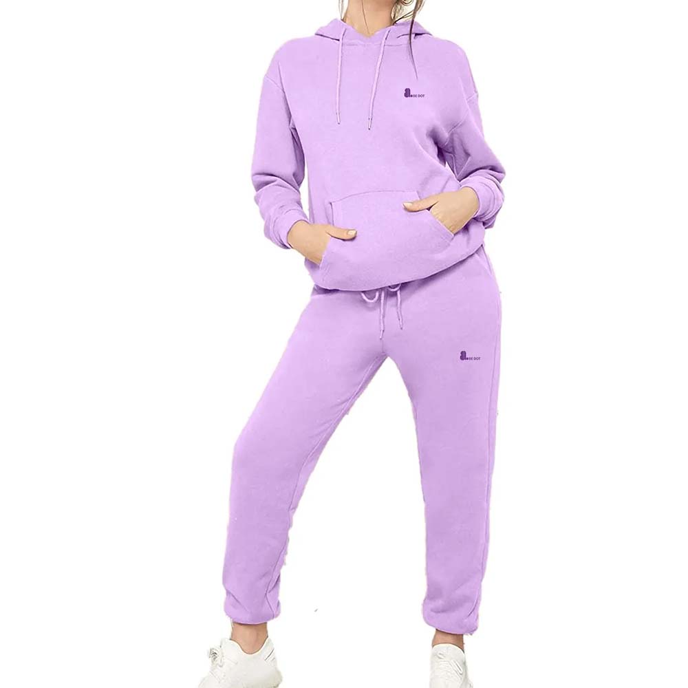 Single Color Pull Over Track Suit Women