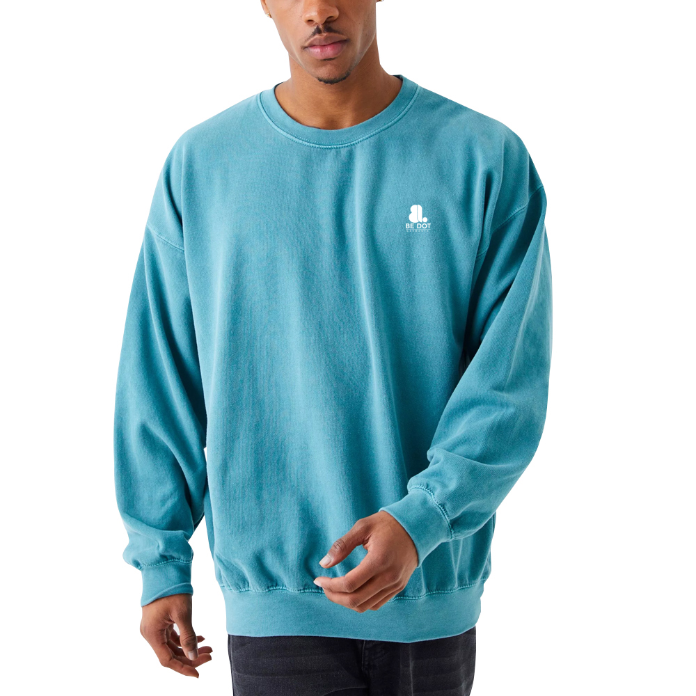 Men Acid Wash Sweat Shirt