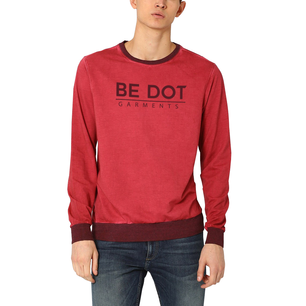 Men Acid Wash Sweat Shirt