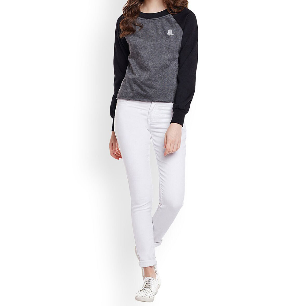 Women Plain Sweatshirt