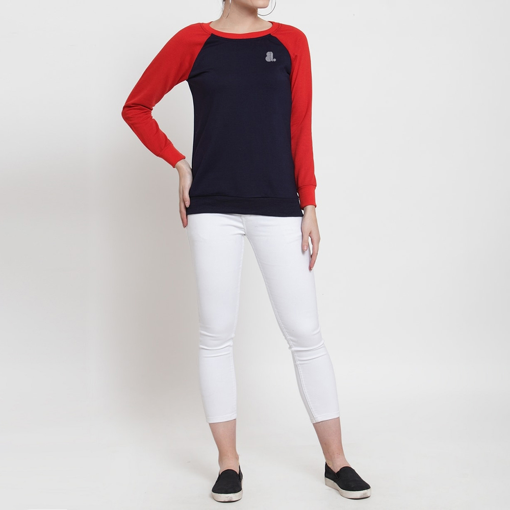 Women Plain Sweatshirt