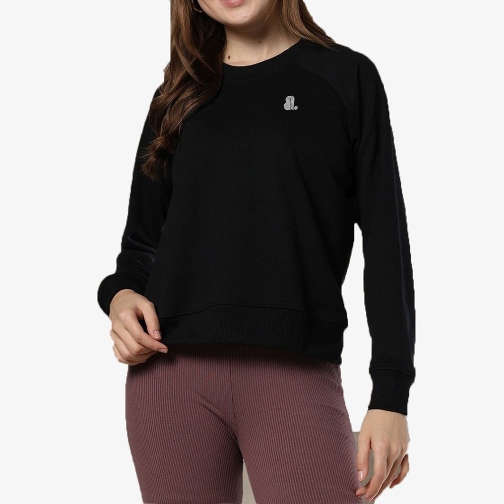 Women Plain Sweatshirt