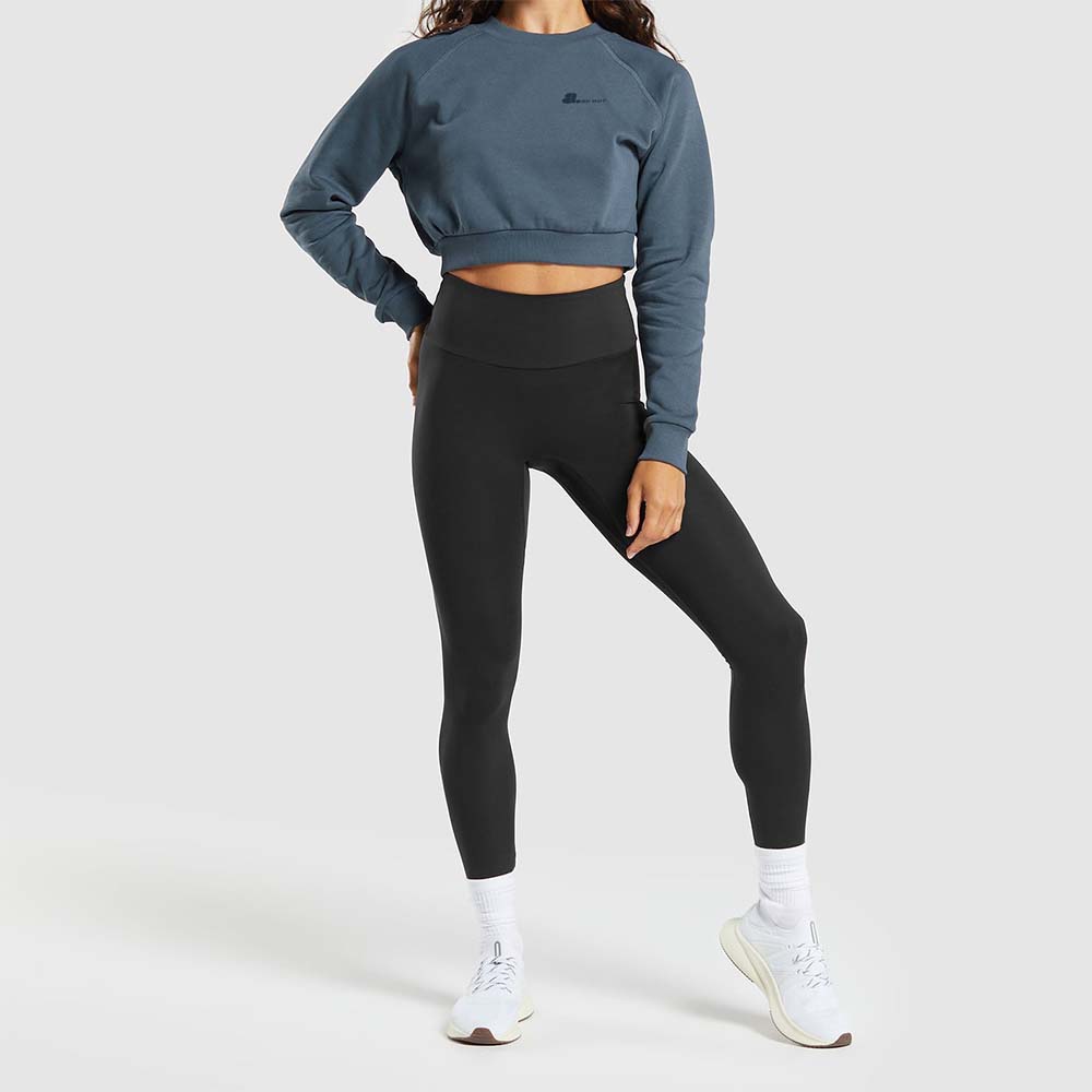 Women Crop Top Sweatshirt