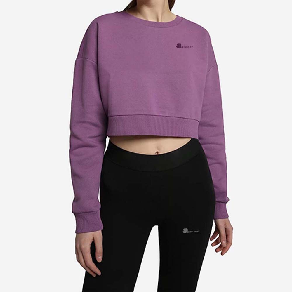Women Crop Top Sweatshirt
