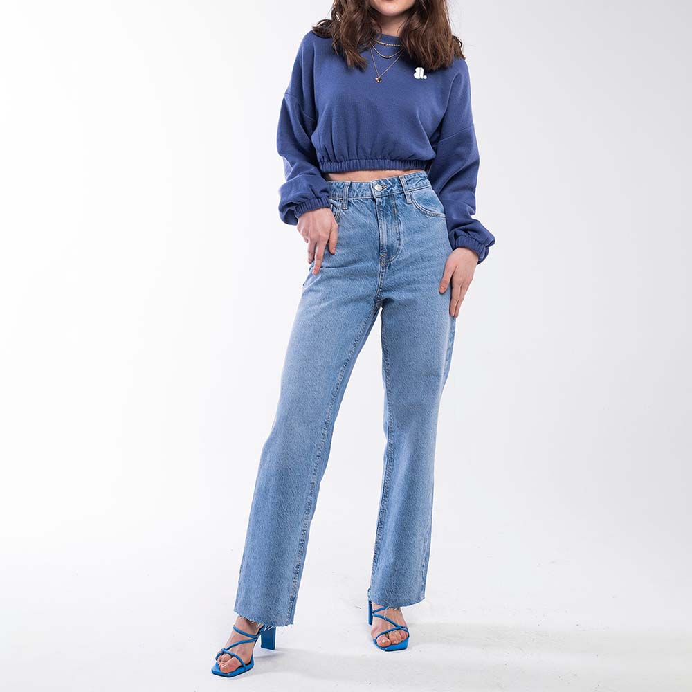 Women Crop Top Sweatshirt