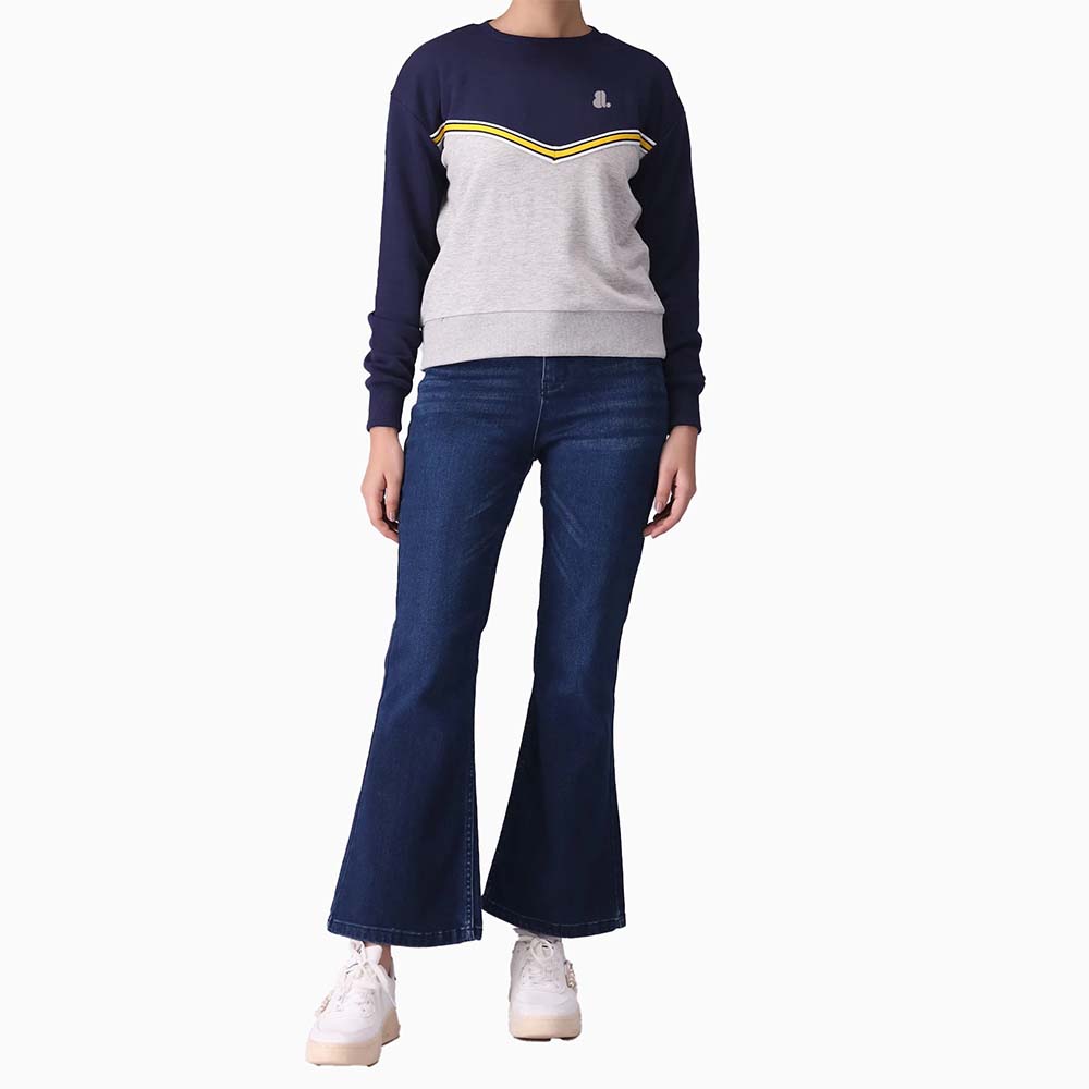 Women Block Sweatshirt