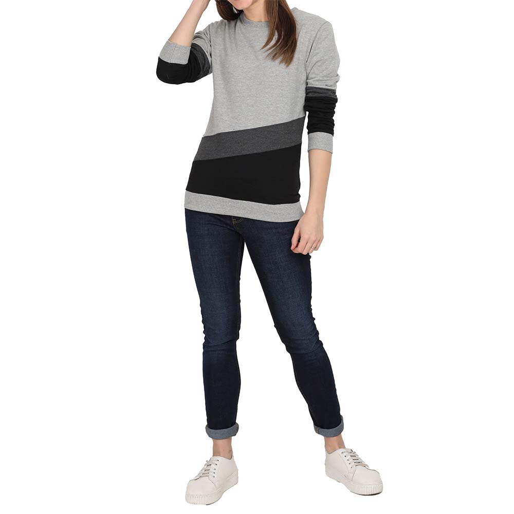 Women Block Sweatshirt