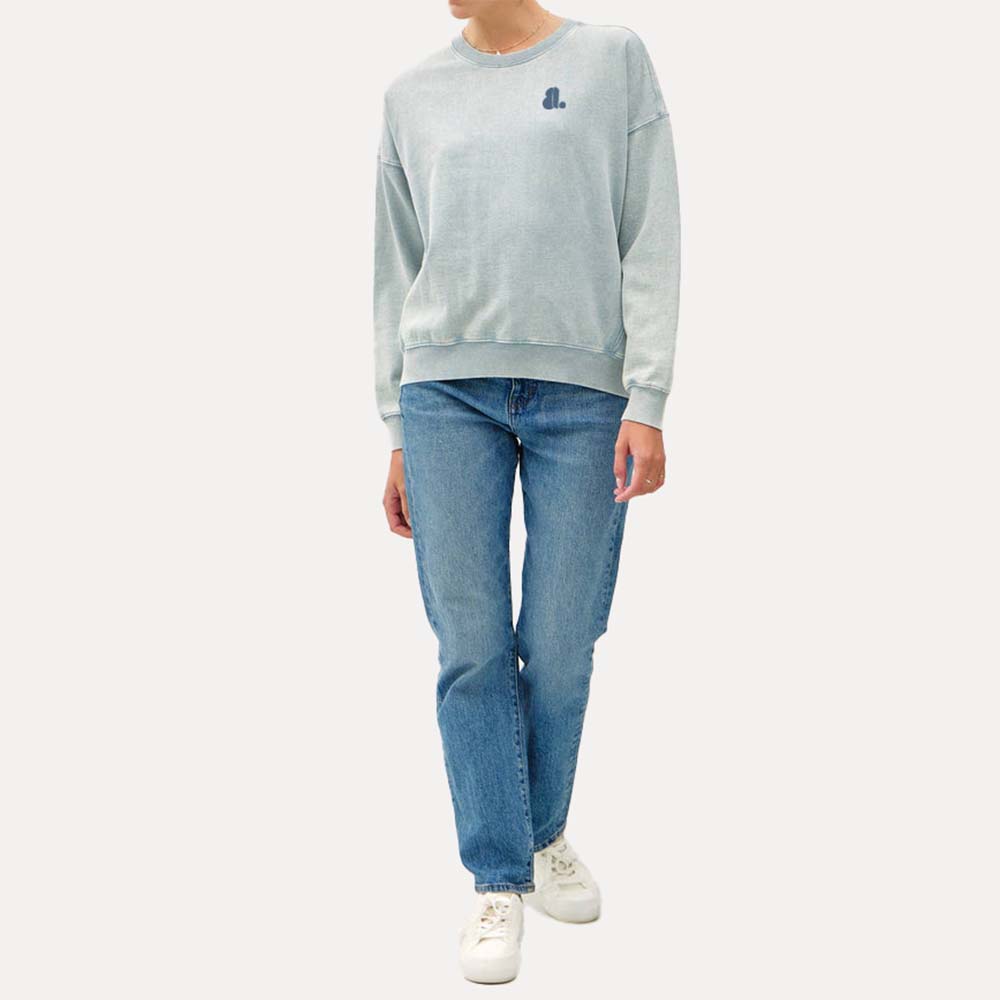 Women Acid Wash Sweatshirt