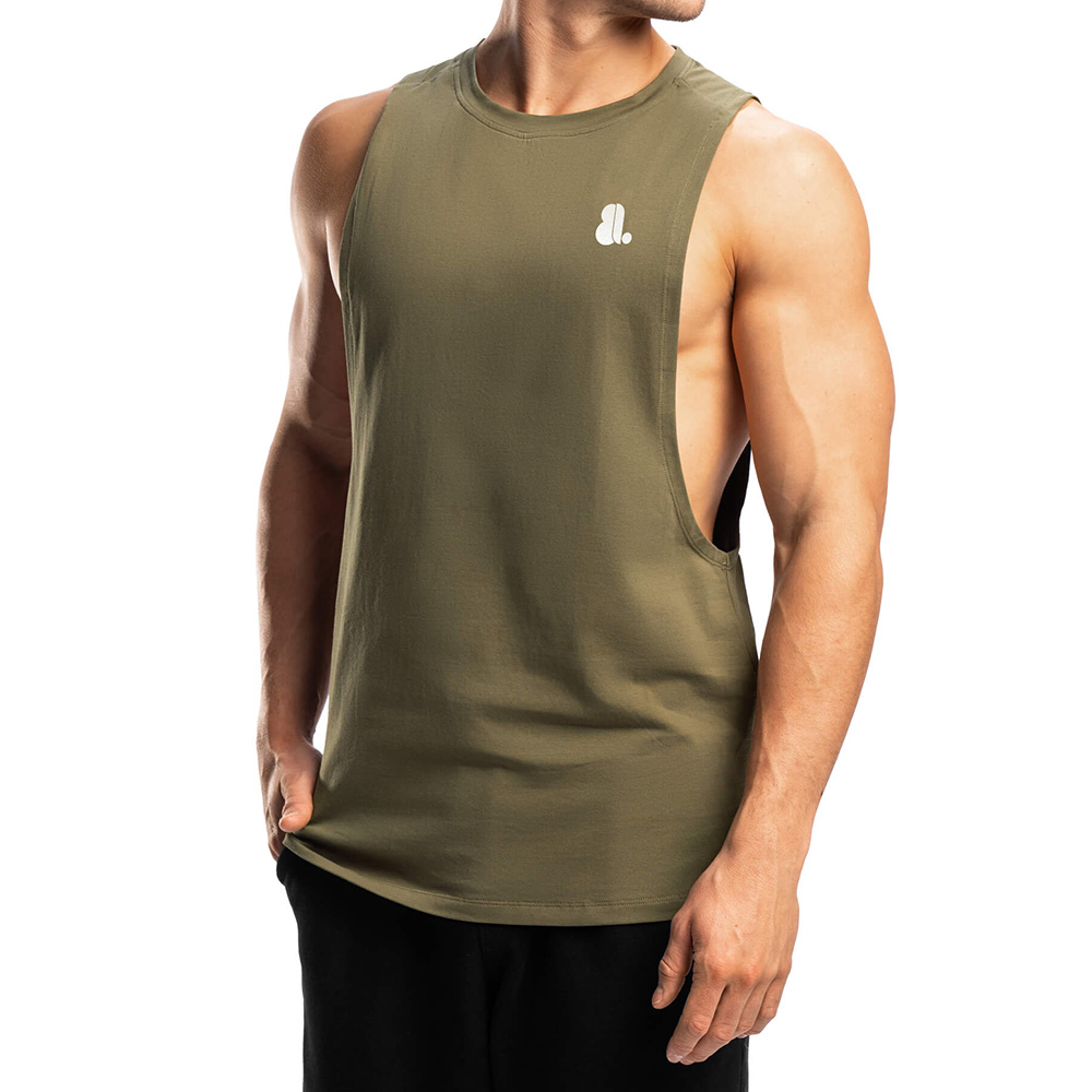 Men Cut Out Tank Top