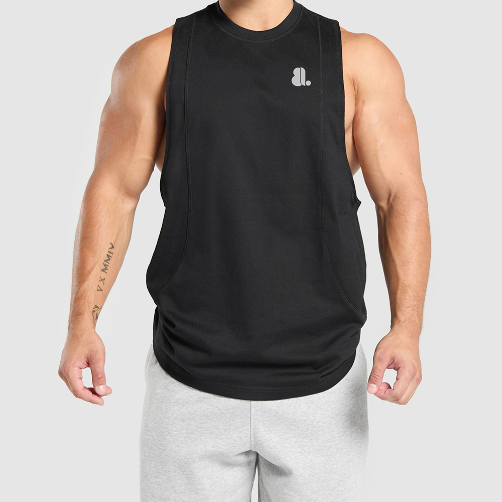 Men Cut Out Tank Top