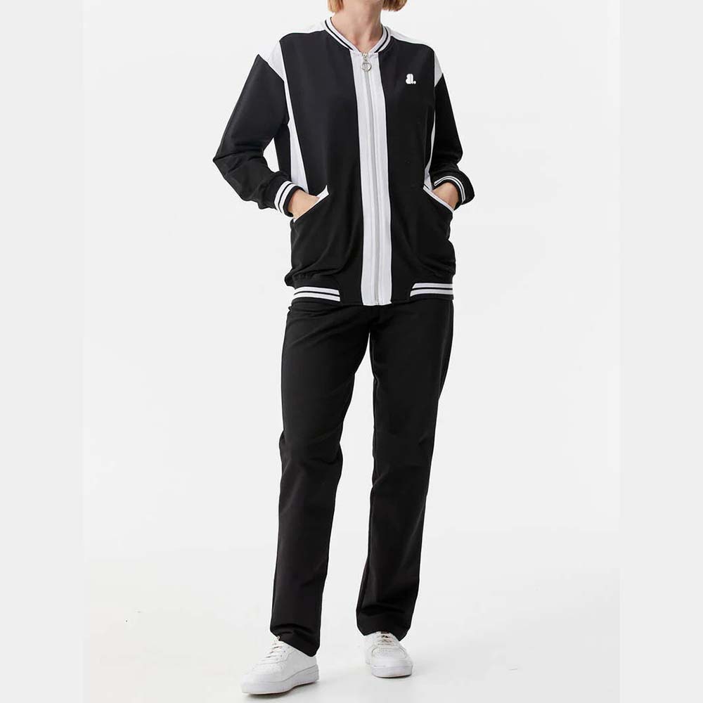 Block Zipper Track Suit Women