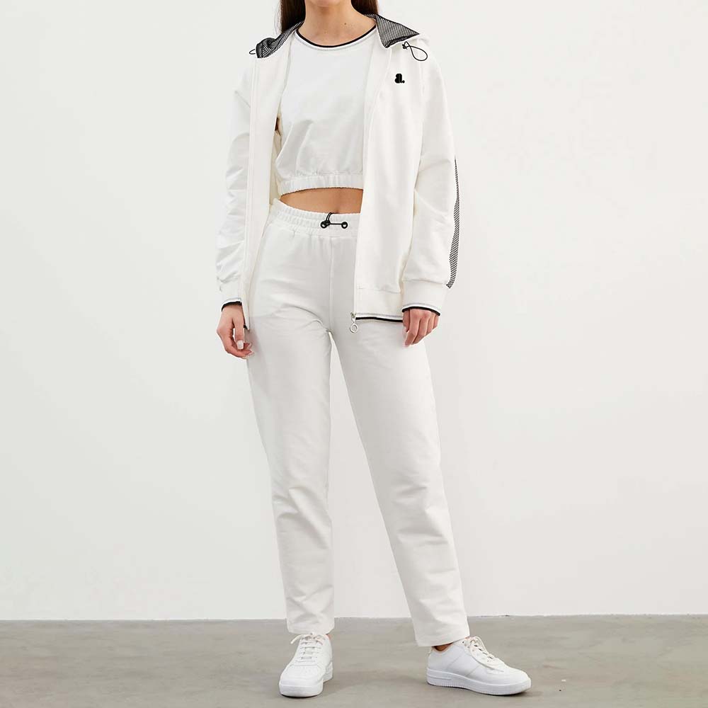 Block Zipper Track Suit Women