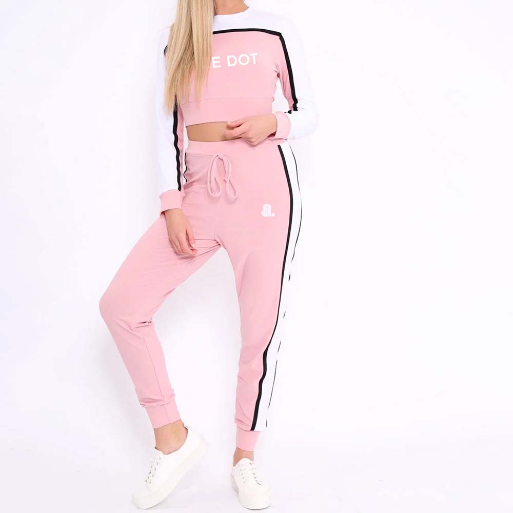 Block Pull Over Track Suit Women