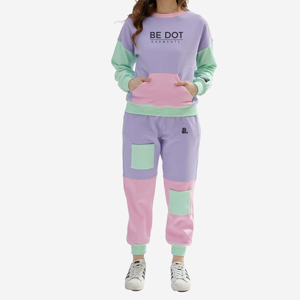 Block Pull Over Track Suit Women