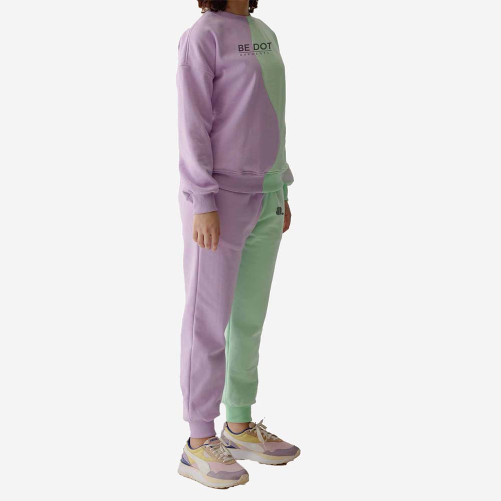 Block Pull Over Track Suit Women