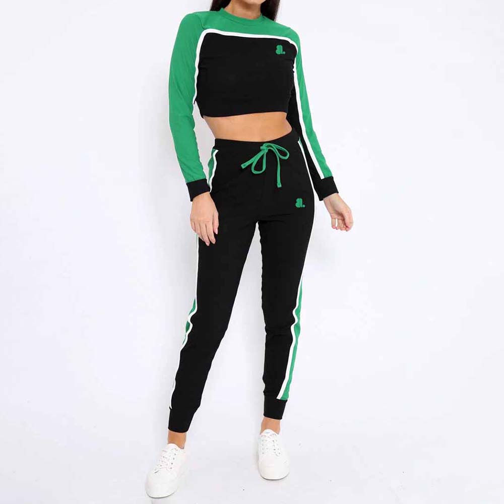 Block Pull Over Track Suit Women