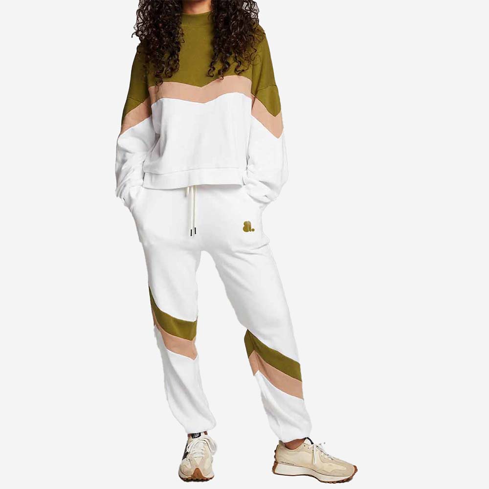 Block Pull Over Track Suit Women