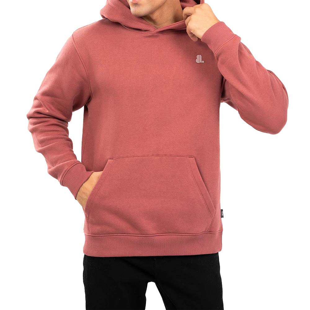 Single Color Pull Over Hoodie Men