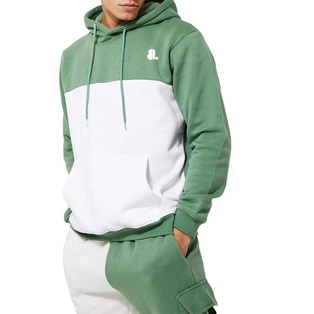 Block Pull Over Hoodie Men