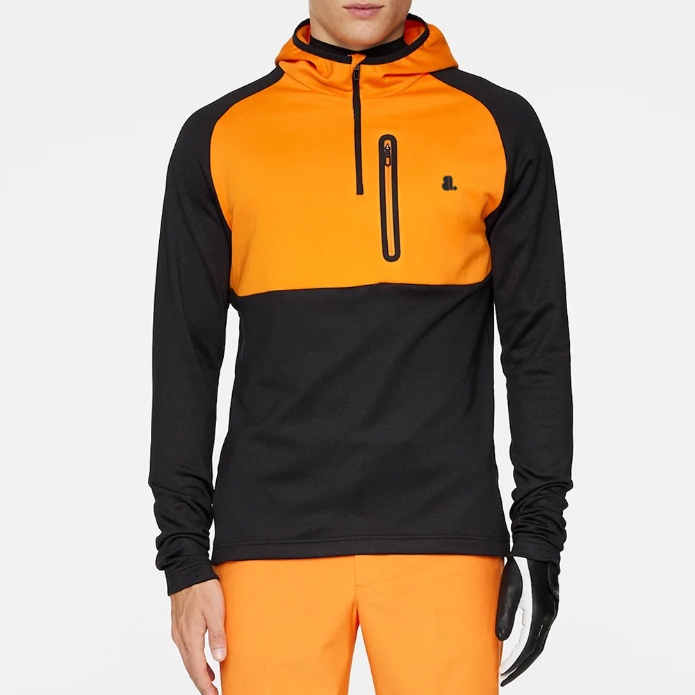 Block Zipper Hoodie Men