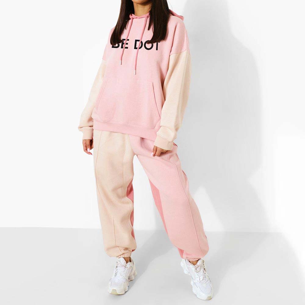 Block Pull Over Track Suit Women